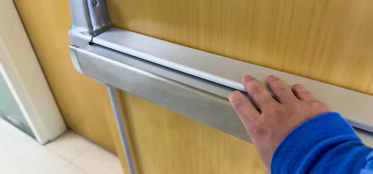 Installing a Push Bar on a Door Huntersville